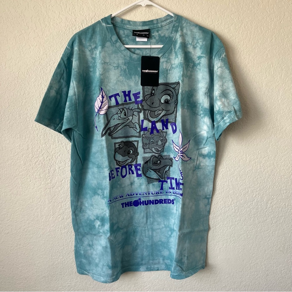 The Hundreds X The Land Before Time Teal Tie-Dye Tee